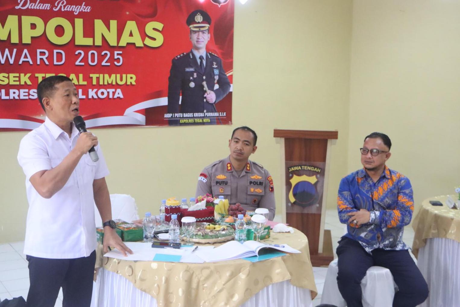 Masuk 5 Besar Nominasi Award 2025, Kompolnas RI Visitasi Polsek di Tegal