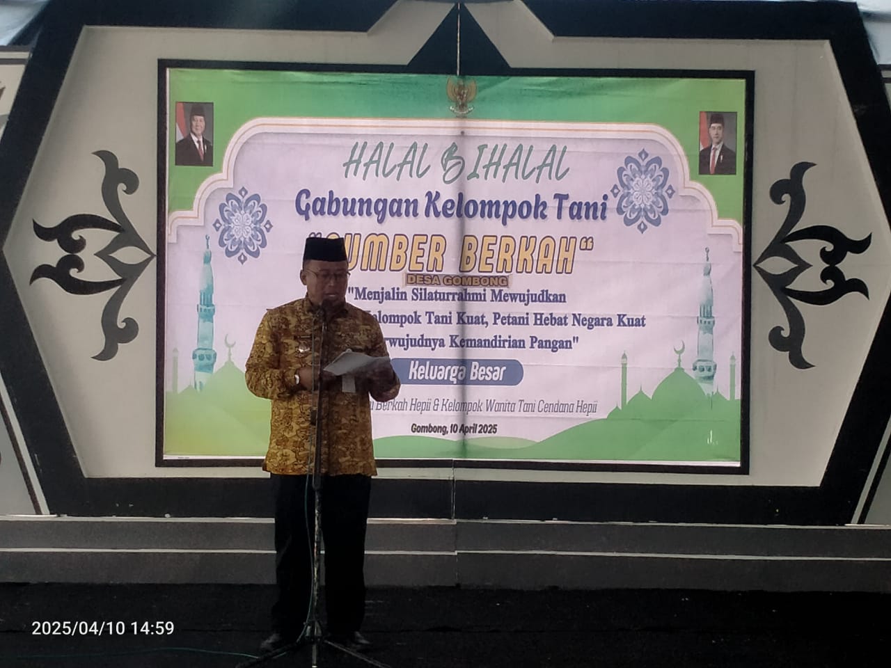 Halal Bihalal Gapoktan Sumber Berkah Desa Gombong Pemalang: Satukan Semangat Menuju Kemandirian Pangan