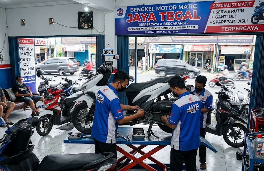 Awas Tembak Harga! 8 Tips Memilih Bengkel Motor Matic Terpercaya di Tegal