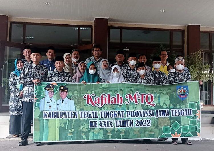 Kontingen Santri Kabupaten Tegal Raih Juara Satu MTQ Tingkat Jawa Tengah  