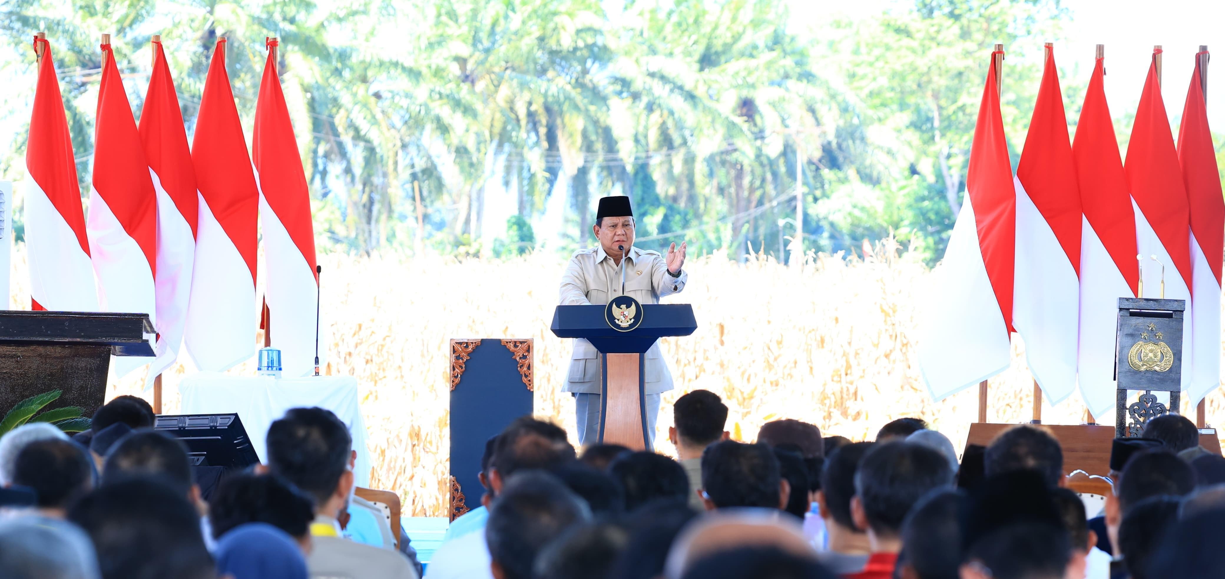 Hasil Panen Raya Jagung Kuartal II Melonjak, Presiden Prabowo Apresiasi Polri