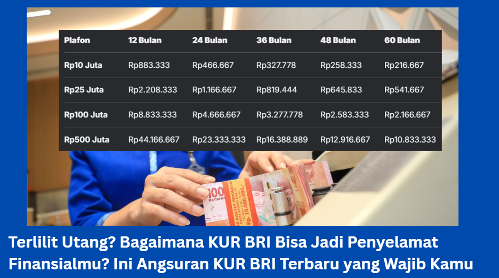 UMKM Mepet Bangkrut? Di Sini Tempat Cari Modal Tambahan! Lihat Tabel Angsuran KUR BRI Terbaru