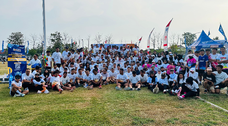 Lewat Komunitas Lari, ASN Brebes Sosialisasikan Layanan Publik