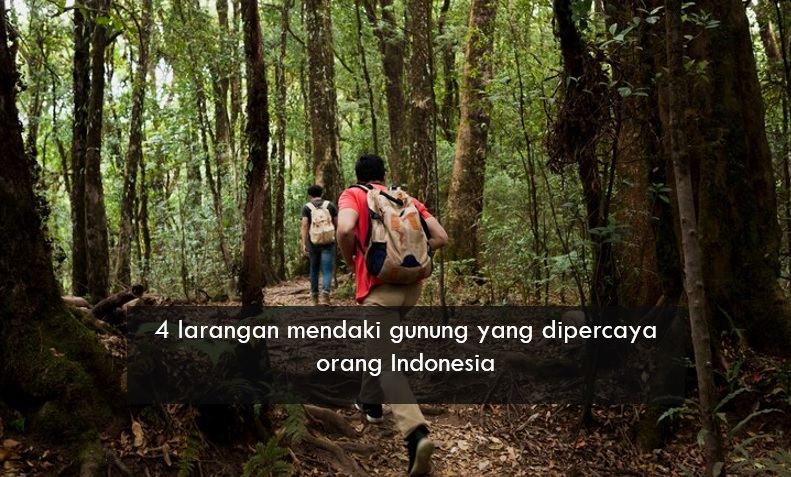 4 Larangan Mendaki Gunung yang Dipercaya Orang Indonesia, Bisa Fatal Jika Dilanggar