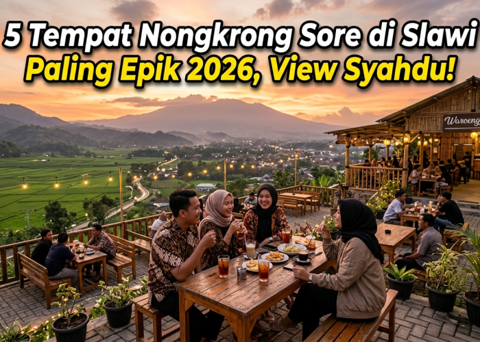 5 Tempat Nongkrong Sore di Slawi Paling Epik 2026, View Syahdu!