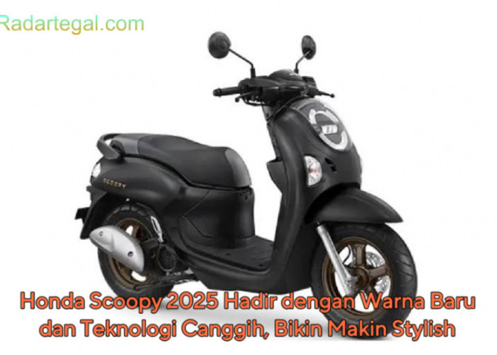 Honda Scoopy 2025 Hadir dengan Warna Baru dan Teknologi Canggih, Bikin Tampilannya Semakin Stylish