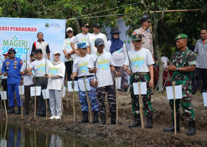 Mageri Segoro, 264 Titik di 17 Kabupaten dan Kota se Jawa Tengah Ditanami Pohon  