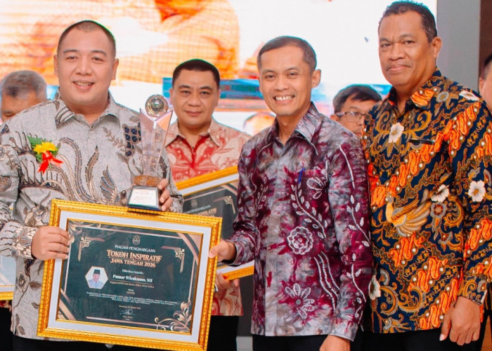 Ajib Ach! Anggota DPRD Brebes Pamor Wicaksono Raih Penghargaan Tokoh Inspiratif