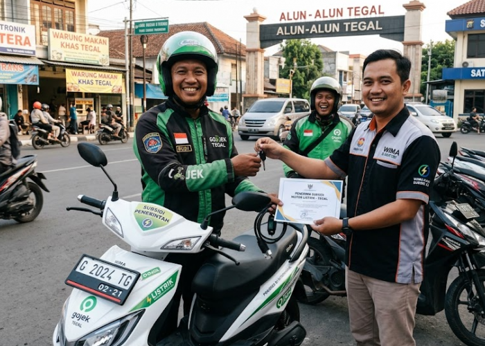 Ojol Tegal Mulai Beralih ke Motor Listrik Subsidi, Ini 4 Alasan yang Bikin Lebih Hemat