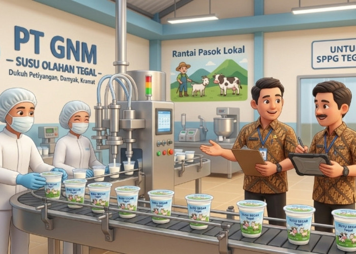 Pasok 20 Dapur SPPG, Pemkab Verifikasi Pabrik Susu di Kramat Tegal 