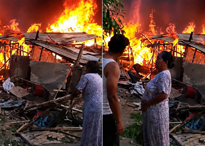 Berawal dari Bakar Sampah, Api Merembet dan Hanguskan Gudang Rongsok di Kramat Tegal