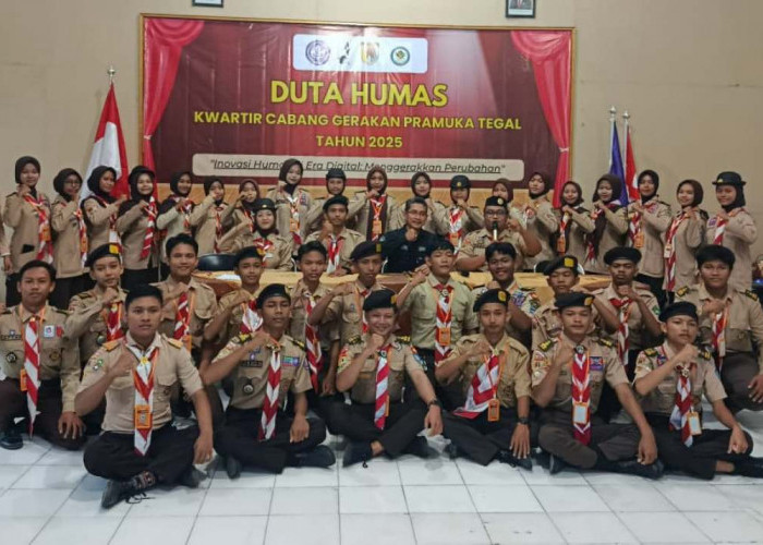 36 Duta Humas Pramuka Kabupaten Tegal Resmi Dilantik