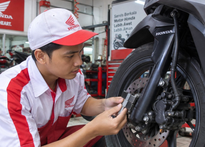 Cek Kampas Rem Honda Sendiri di Rumah, Kenali 4 Tanda yang Wajib Diwaspadai