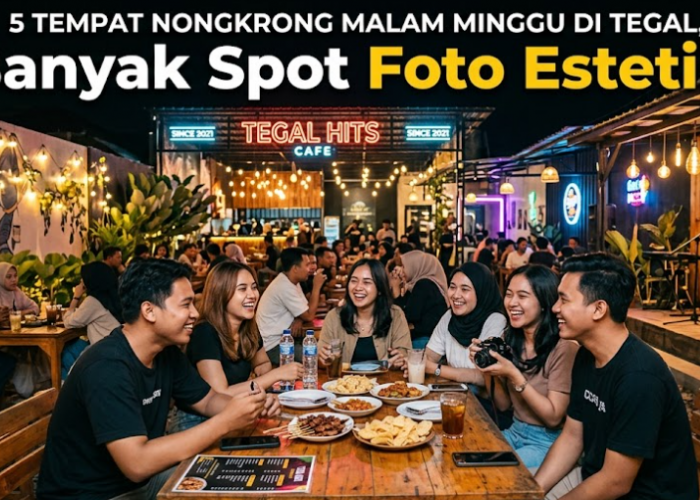5 Tempat Nongkrong Malam Minggu di Tegal, Banyak Spot Foto Estetik!