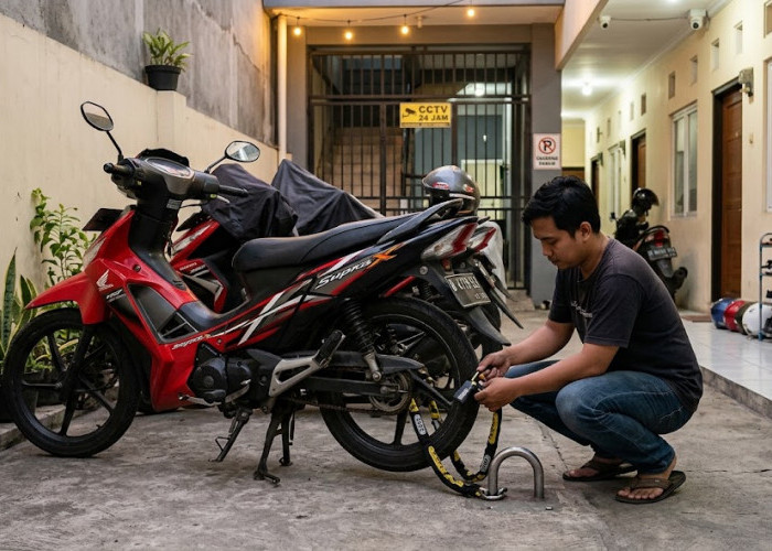 15 Tips Mengamankan Motor Bebek di Kos agar Lebih Aman dari Pencuri