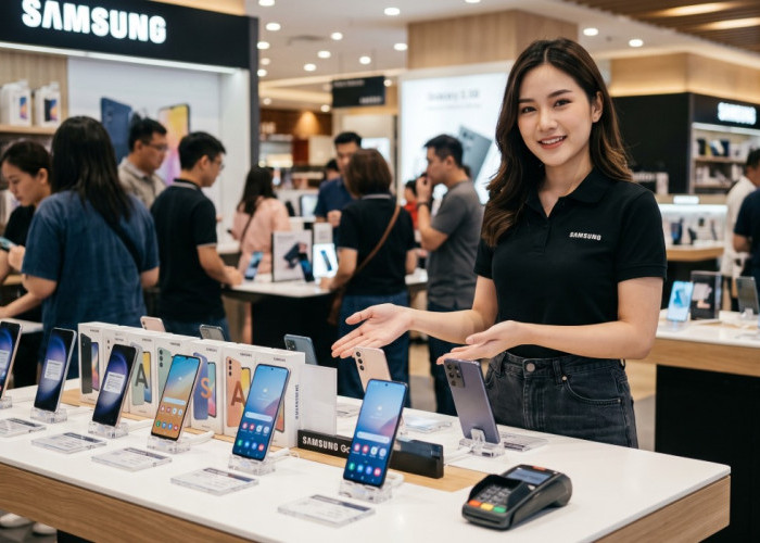 5 HP Samsung RAM 8GB Baterai Jumbo 6000mAh: Tahan Seharian, Multitasking Bebas Lag!