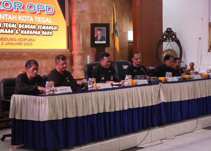 Susun Strategi 2025, Pemkot Tegal Gelar Rakor OPD