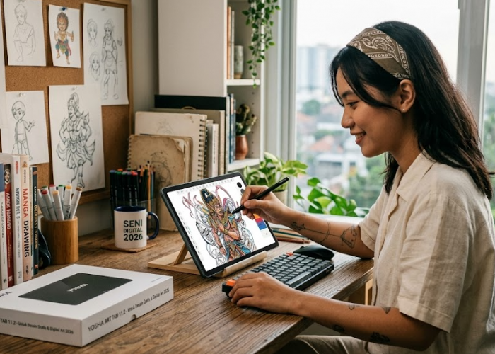 6 Rekomendasi Tablet Murah untuk Desain Grafis dan Digital Art 2026, Penggiat Seni Wajib Punya
