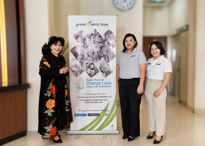 Bersama Anne Avantie, PrimeBiz Hotel Tegal Wujudkan Kepedulian Melalui Donasi kepada Yayasan Wisma Kasih Bunda
