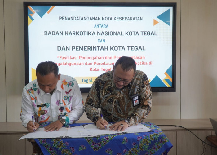 Komitmen Dukung Pemberantasan Narkotika di Tegal, Pemkot Teken Mou dengan BNN