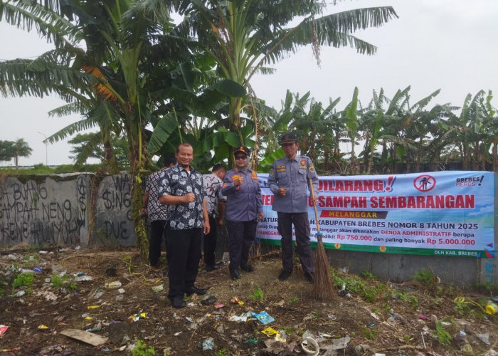 Buah Sampah Sembarangan di Brebes, Siap-siap Kena Denda Rp5 Juta