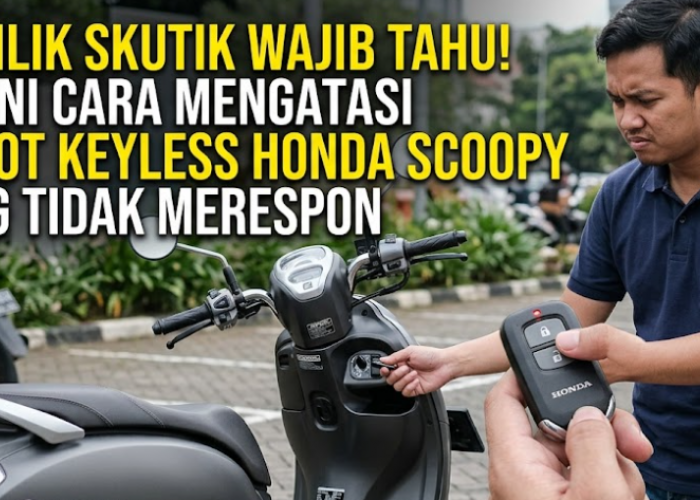 Pemilik Skutik Wajib Tahu! Begini Cara Mengatasi Remot Keyless Honda Scoopy yang Tidak Merespon