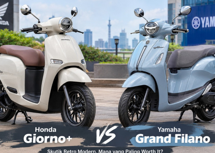 Giorno+ vs Grand Filano: Duel Dua Skutik Retro Modern, Performa dan Fiturnya Bikin Penasaran