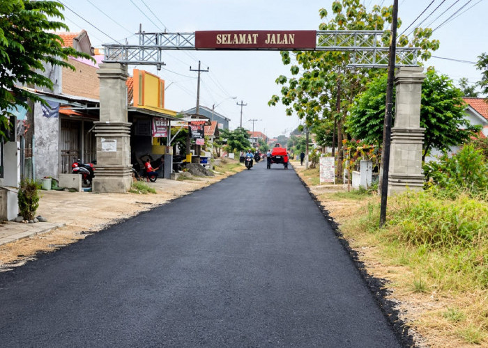 Pembangunan Jalan Dukuhjati Kidul Rampung, Akses Ekonomi Tegal Lancar
