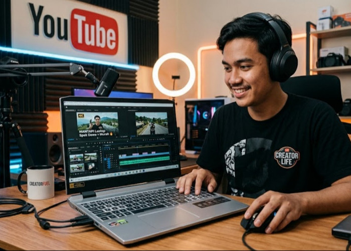 5 Laptop Murah Spek Dewa untuk YouTuber, Editing Video 4K Tetap Lancar