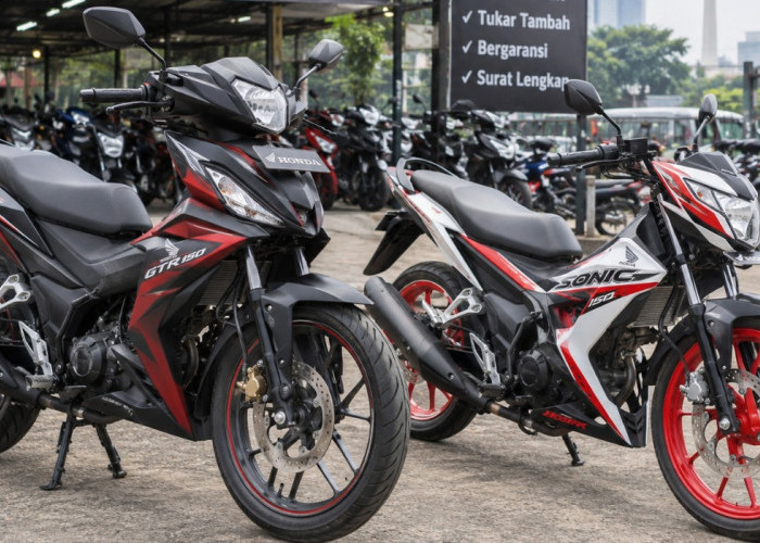 Adu Harga Supra GTR 150 vs Sonic 150R Bekas, Bujet Rp10 Jutaan Bisa Bawa Pulang Tahun Muda atau Tua?