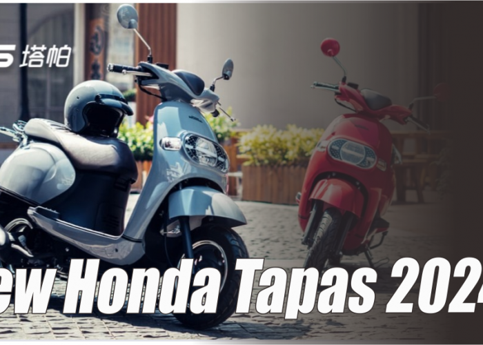 New Honda Tapas 2024 Resmi Mengaspal di RI, Alternatif Skutik Retro Modern Mirip Vespa Tapi Harganya BeAT!