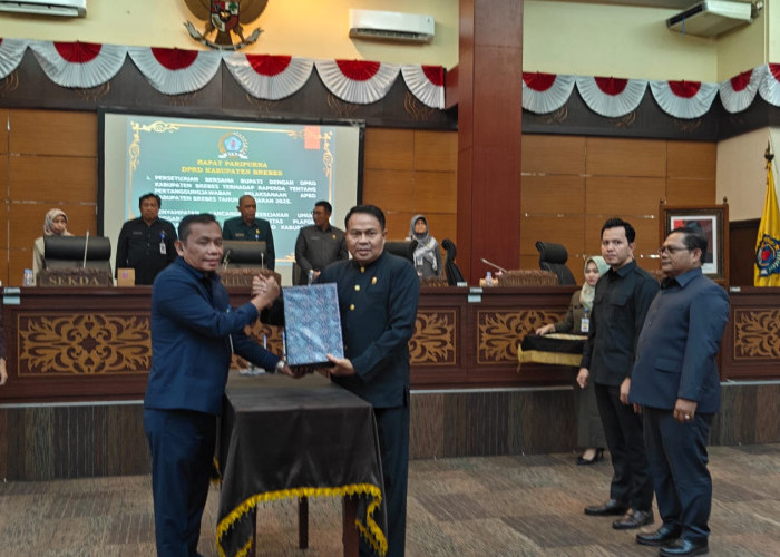 DPRD Brebes Gelar Rapat Paripurna tantang Raperda Pertanggungjawaban APBD 2025, Fraksi Beri Catatan Ini