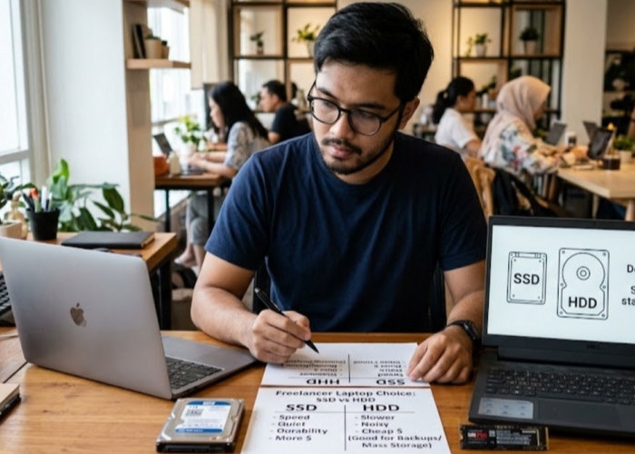 Jangan Salah Beli! Ini Alasan Freelancer Wajib Pilih Laptop SSD