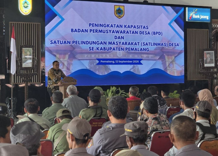 Ratusan Anggota BPD dan Satlinmas di Pemalang Ikuti Pelatihan Peningkatan Kapasitas