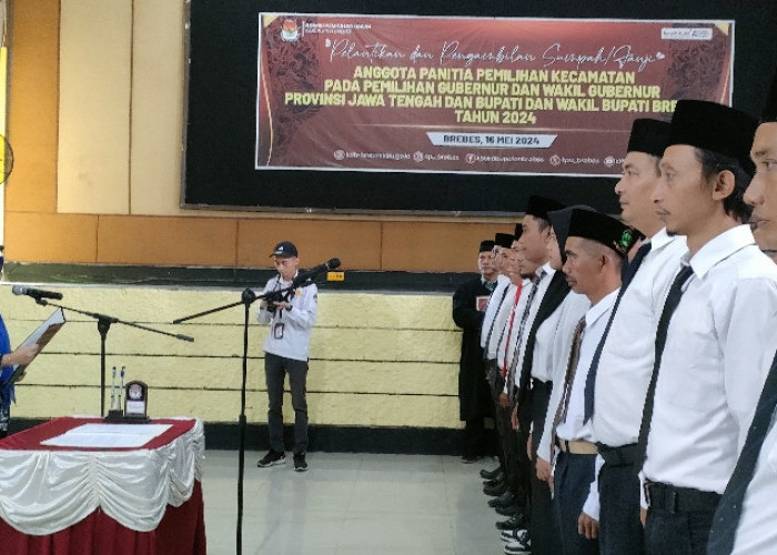 85 Anggota PPK di Brebes Dilantik, Ketua KPU Minta Segera Siapkan Alat Tempur