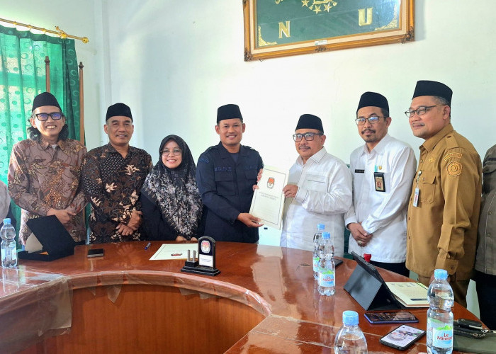 Perkuat Pendidikan Pemilih Melalui Perjanjian Kerjasama, KPU Gandeng PCNU Brebes