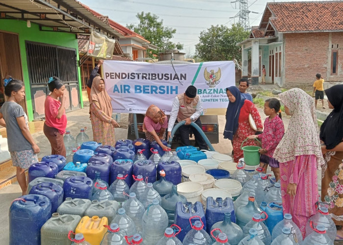 Bantuan Air Bersih Tetap Digelontor Baznas Meski Hujan Sudah Turun, Ini Alasannya 