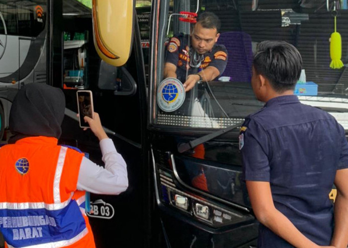 Ramp Check Angkutan Mudik Nataru, Dishub Kota Tegal Periksa Kelayakan 19 Bus