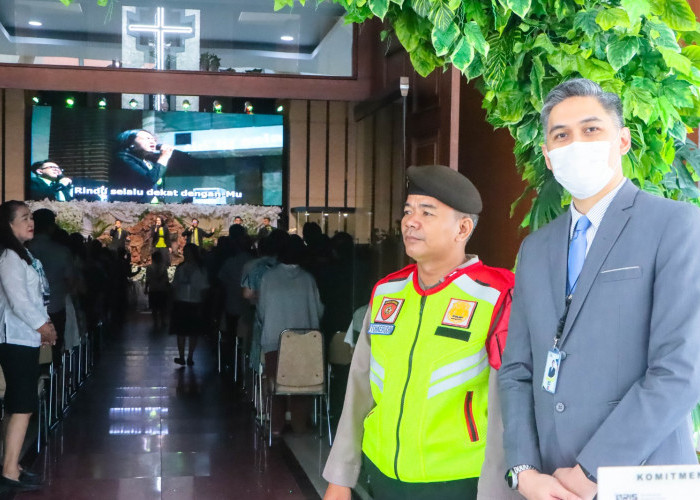 Gelar Ibadah Kenaikan Isa Almasih, Sejumlah Gereja di Tegal Dijaga Polisi