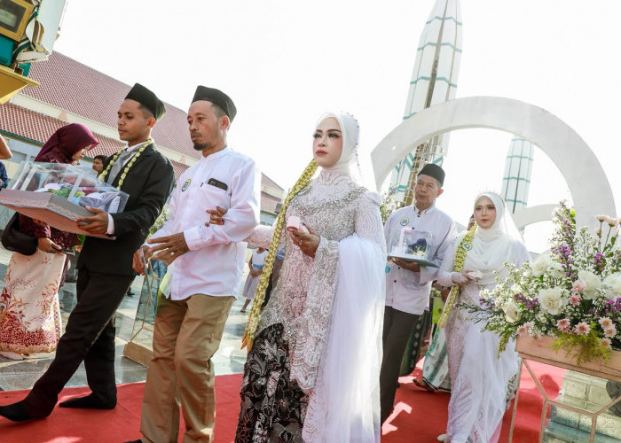 Program Mantu Santri di Jateng: 62 Pasangan Nikah Gratis Diberi Modal Usaha