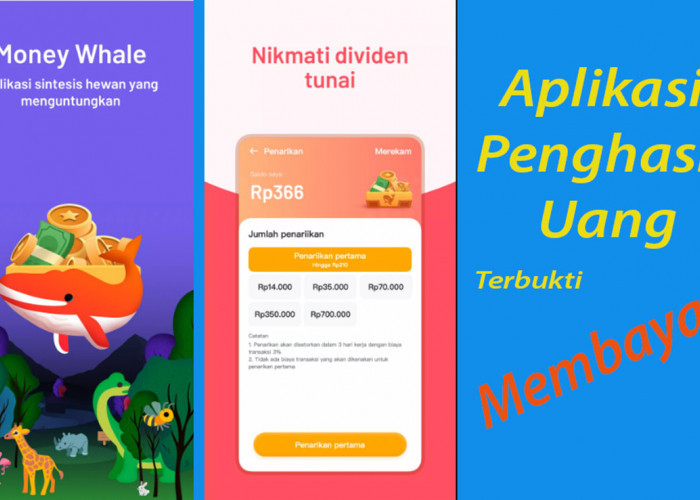 Rp100 Ribu Langsung Masuk Rekening Hanya Lihat Iklan di Aplikasi Penghasil Uang Money Whale