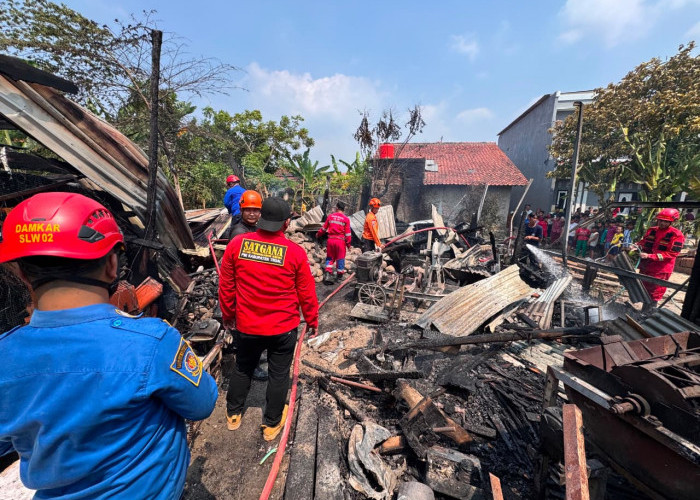 Dua Kebakaran Terjadi di Kabupaten Tegal dalam Sehari, Diduga Dipicu Aktivitas Pembakaran