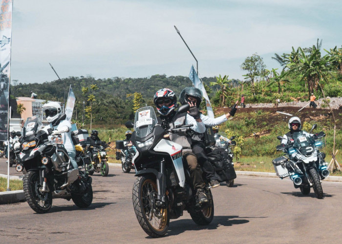 Kolaborasi Honda Big Bike Jateng di Acara Gathering Nasional IMBI Jawa-Bali
