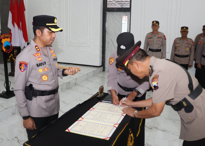 Rotasi Jabatan Polres Tegal: AKP Achmad Husni Jabat Kasat Binmas, Kapolsek Warureja Berganti
