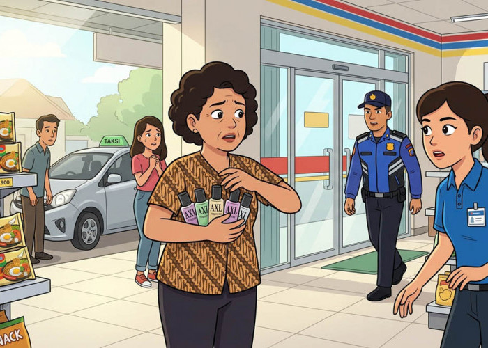 Buron CCTV Viral! Wanita Sindikat Pencuri Minimarket Jepara Ditangkap
