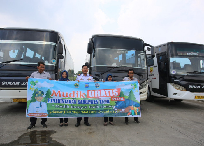 Dukung Mudik Gratis Jawa Tengah, 3 Armada Bus Pariwisata Disiapkan Pemkab Tegal Angkut Pemudik 