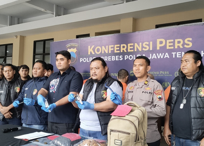 9 Orang Anggota Komplotan Pencuri Rel Kereta Api di Brebes Dibekuk Polisi