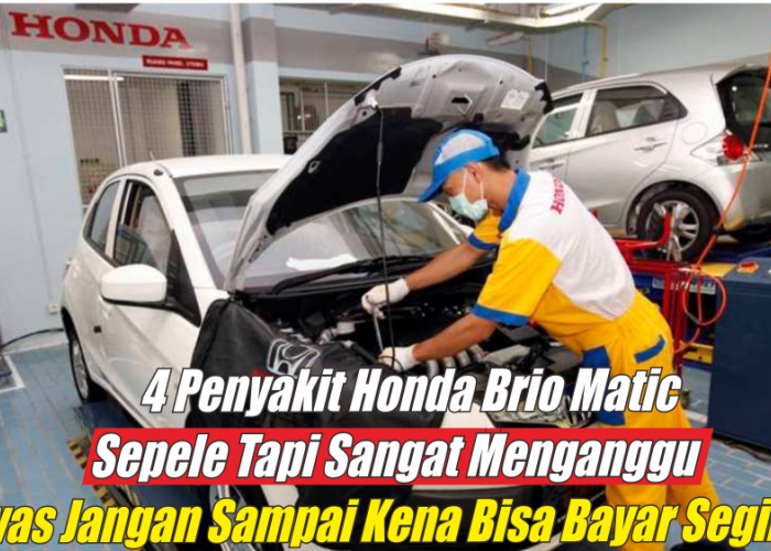 4  Penyakit Honda Brio Matic yang Sepele Tapi Menganggu, Bahkan Sering Dikeluhkan Para Penggunanya 