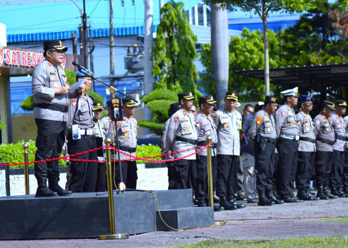 1.811 Personel Polisi dan Linmas di Tegal Diterjunkan Jaga TPS Saat Pemungutan Suara Pemilu 2024