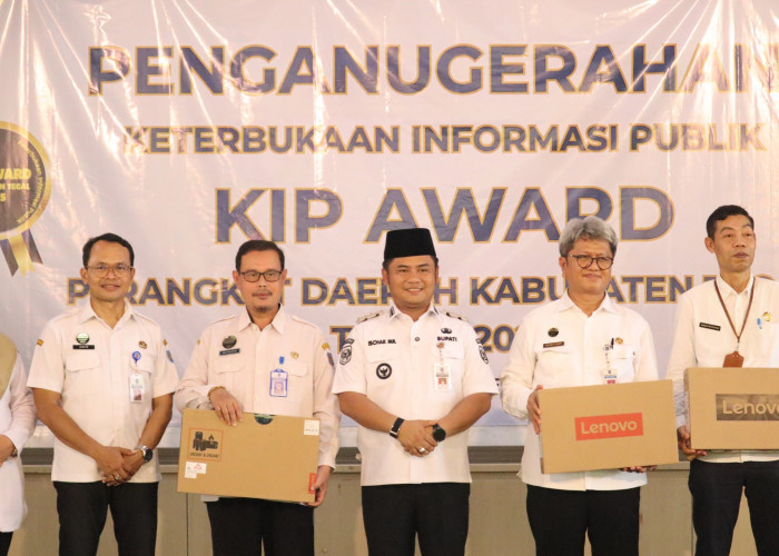 17 OPD Kabupaten Tegal Dapat Anugerah KIP Award 2025, Ini Daftarnya